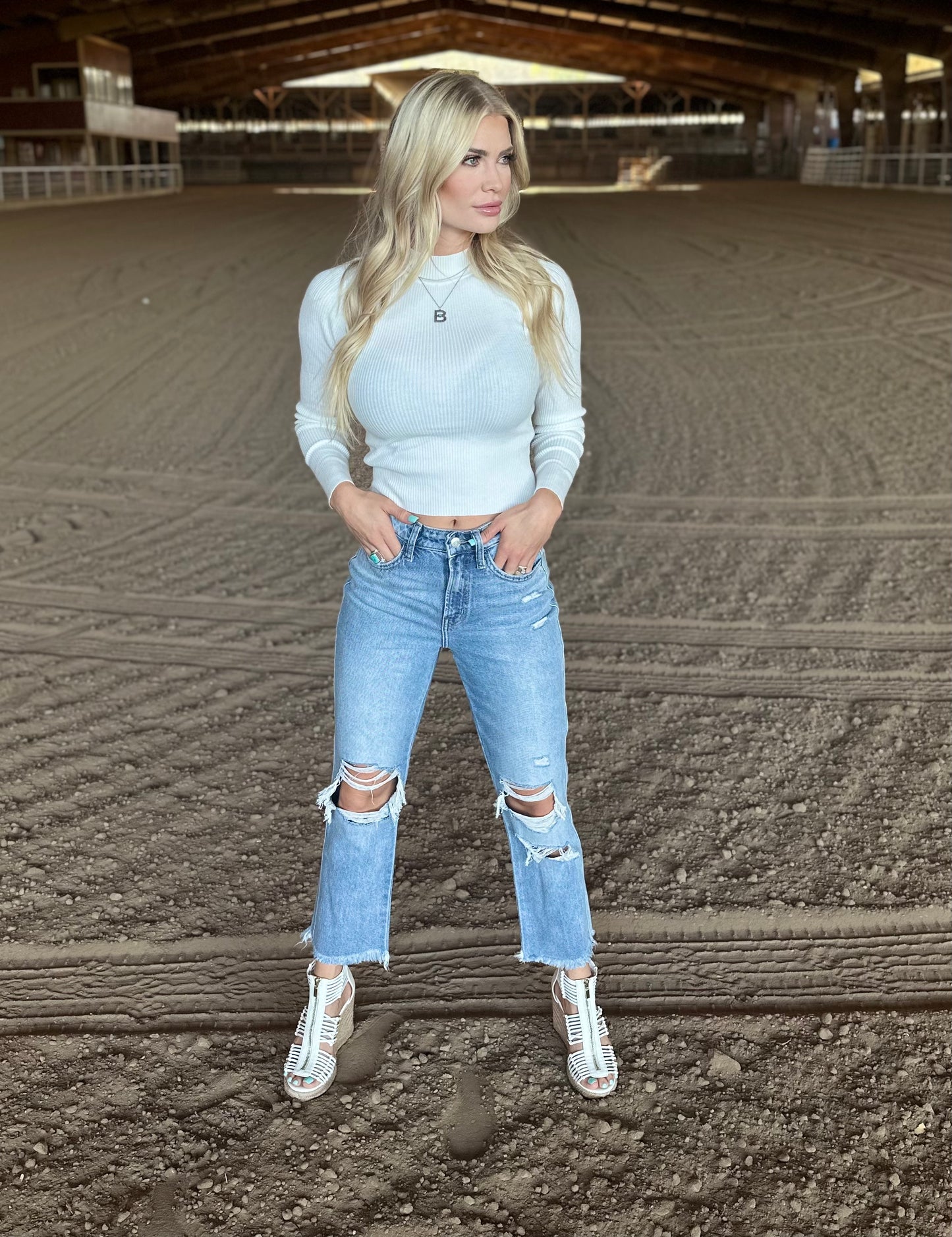HERE FOR THE RODEO JEANS